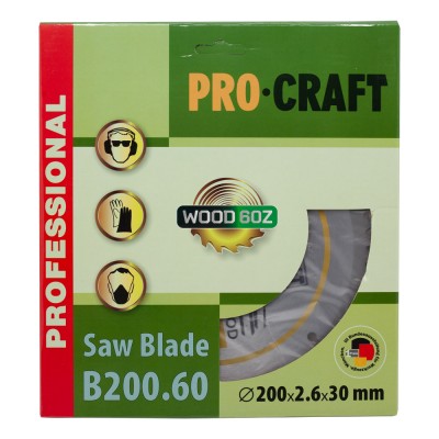 Пильный диск Procraft B200.60 60T (по дереву)