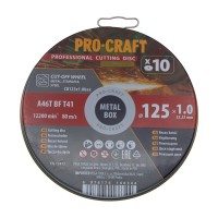 Диск отрезной Procraft CD125x1.0b 125 мм 1,0 мм 22,2 мм 10 шт/уп