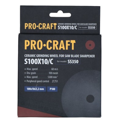 Заточочный керамический диск Procraft S100X10/С к SS350