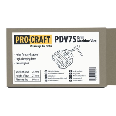 Тиски станочные Procraft PDV75