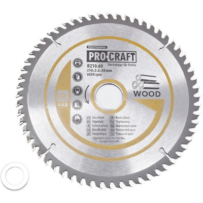 Пильный диск Procraft B210.60 60T (по дереву)