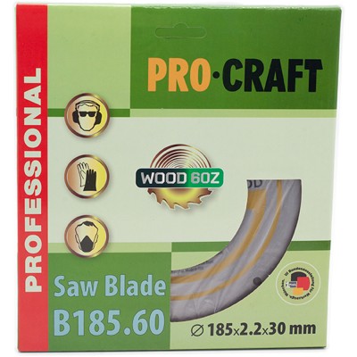 Пильный диск Procraft B185.60 60T (по дереву)