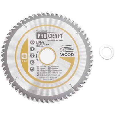 Пильный диск Procraft B185.60 60T (по дереву)