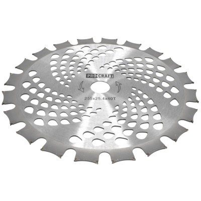 Нож 40T победитовый двухсторонний Procraft D255*25.4