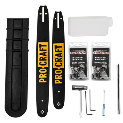 Бензопила Procraft K450 (шина+цепь 45, шина+цепь 40)