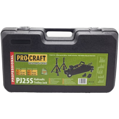 Гідравлічний підкатний домкрат Procraft PJ25S