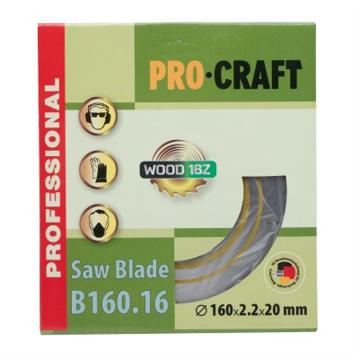 Пильный диск Procraft B160.16 16T (по дереву)
