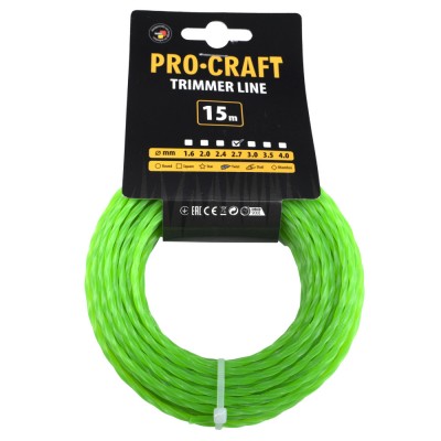 Леска спираль Procraft 2.7мм 15м