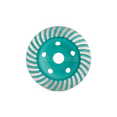Sturmax 9021M-12-125-22-T Фреза торцевая (чашка) шлифовальная TURBO 125x22,2 мм