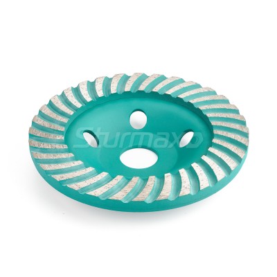 Sturmax 9021M-12-125-22-T Фреза торцевая (чашка) шлифовальная TURBO 125x22,2 мм