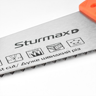 Sturmax 1060M-01-500 Пилка по дереву 500 мм большой зуб, 4 ж/д, 2D