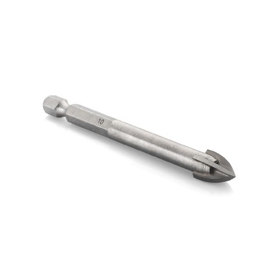 Sturmax 1055M-02-10X Сверло по стеклу и кафелю CROSS шестигранный хвостовик 10 мм