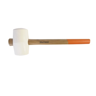 Sturmax 1012M-01-W0680 Киянка резиновая белая. дер. ручка 680 г