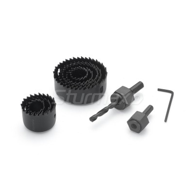 Sturmax 1055M-08-11 Набор коронок по дереву 11 предметов (19-64мм)