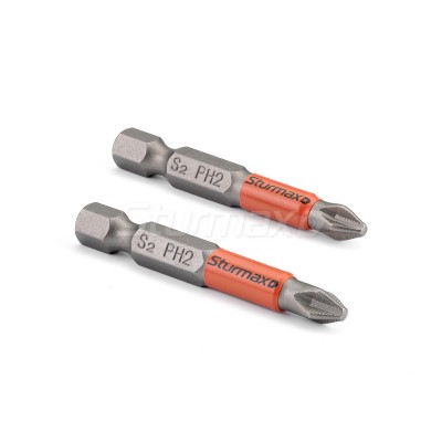 Sturmax 1041M-PH2-050-2 Биты S2 PH2x50 mm, 2шт