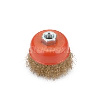 Sturmax 5240M-01-075 Щетка чашка 75 мм для КШМ, витая латунная проволока