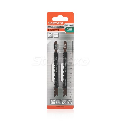 Sturmax 9019M-03-234X Пильное полотно для лобзика 2 шт