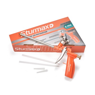 Sturmax 1073M-06-04 Пистолет для монтажной пены с пластиковой рукояткой