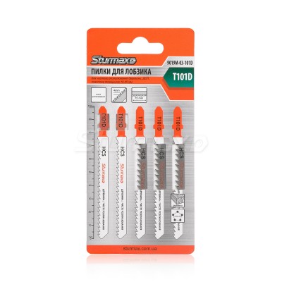 Sturmax 9019M-03-101D Пильное полотно для лобзика 5 шт