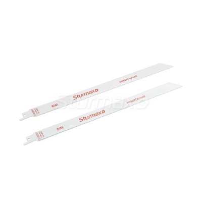 Sturmax 9019M-04-S1222VF Полотна для сабельной пилы BIM 2 шт 300 мм