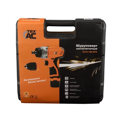 Аккумуляторный шуруповерт Техас ТА-01-160 DFR (12V)